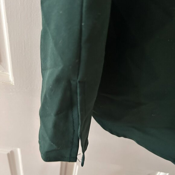 NWT Ryan Wythe Blouse Women’s Green Bow Cutout 3/4 Sleeve Top 2X - Picture 14 of 16